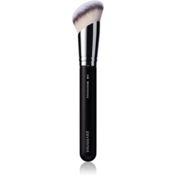 BrushArt Professional B11 Angled foundation brush pensula pentru machiaj - imagine 2